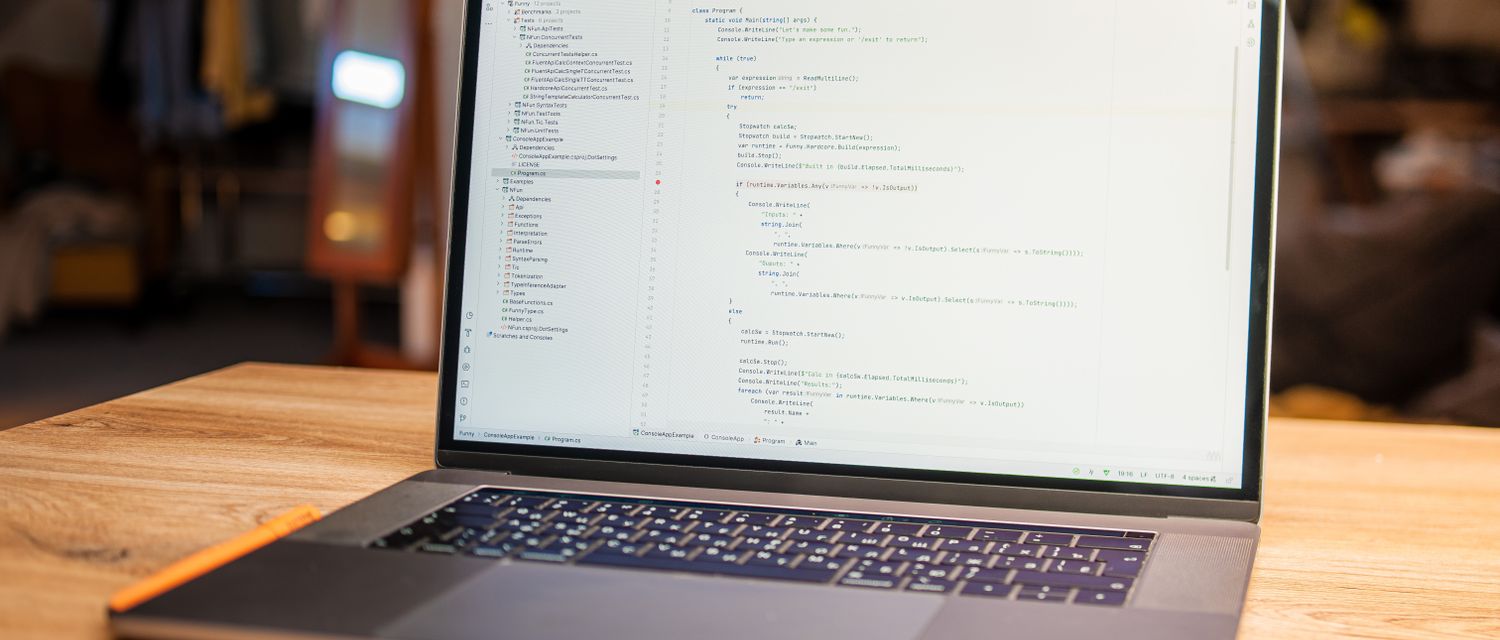A modern developer workspace